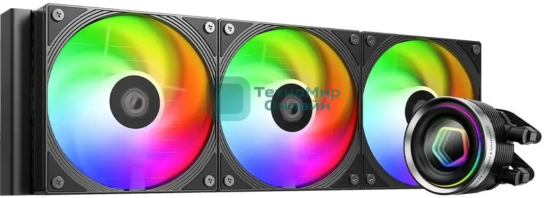 Система жидкостного охлаждения для процессора ID-COOLING FX360 INF черный 120мм алюминий+медь 2000rpm 27.2db 4-pin 350W