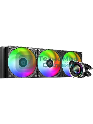 Система жидкостного охлаждения для процессора ID-COOLING FX360 INF черный 120мм алюминий+медь 2000rpm 27.2db 4-pin 350W