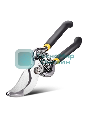 Секатор Deli DL2778 Размер 210 мм. Макс диаметр резки 10 мм. Сталь 55С. Термообработанная поверхность. Ручка из ПВХ.