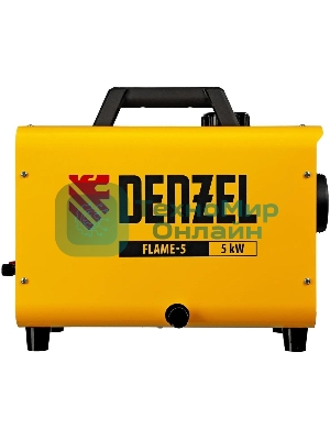 Дизельная тепловая портативная пушка Denzel Flame-5, 5кВт, 300м3/ч, непр.наг., циф. терм.