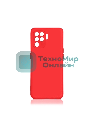Чехол (клип-кейс) DF oOriginal-11, для Oppo Reno 5 Lite, красный df ooriginal-11 (red)