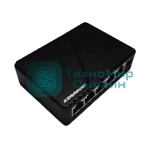 Коммутатор неуправляемый NEOMAX NMS-105P-1000-P, 5 портов 1000 Mbps, пластик