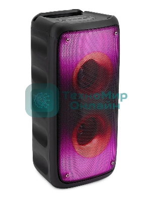 Минисистема Hyundai H-MC1230 черный 40Вт FM USB BT micro SD