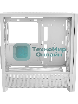Корпус Ocypus Delta C70 WH ARGB, Midi-Tower, белый, 4 x 120 мм