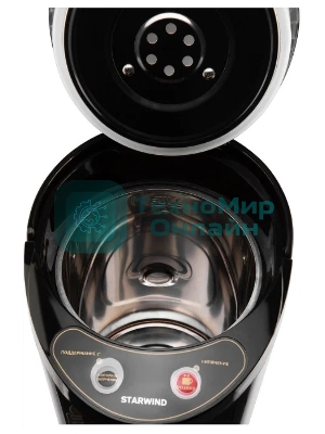 Термопот Starwind STP5403 6 л, 800 Вт, черный