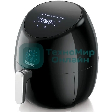 Аэрогриль BBK AF505D черный, 2000 Вт, 5 л, сенсор, 8 программ