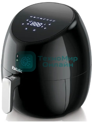 Аэрогриль BBK AF505D черный, 2000 Вт, 5 л, сенсор, 8 программ