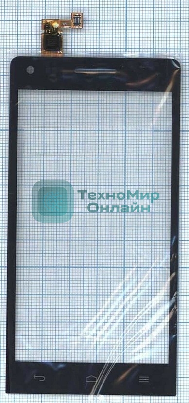 Сенсорное стекло (тачскрин) для Huawei Ascend G6, черное