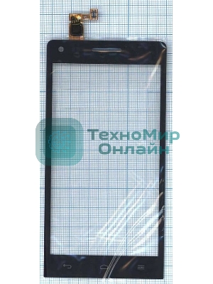 Сенсорное стекло (тачскрин) для Huawei Ascend G6, черное
