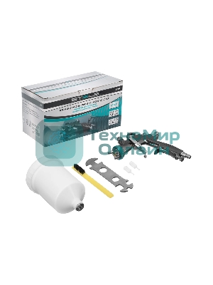 Краскопульт пневматический Stels ag 950 lvlp 57367 профессиональный гравитационный