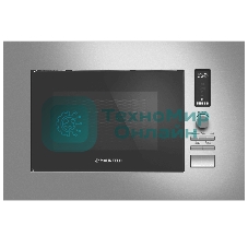 Микроволновая печь встраиваемая Maunfeld JBMO820GS01 нержавеющая сталь, 20 л, 1080 Вт, переключатели - поворотный механизм/кнопки