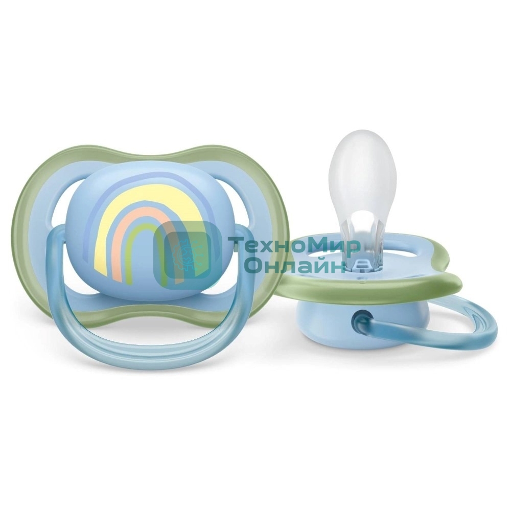 Пустышка Philips Avent ultra air, радуга, 0-6 мес., 1 шт.