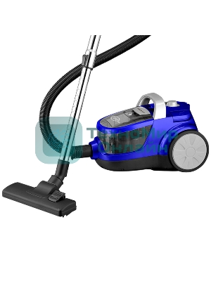 Пылесос Delta LUX DL-0836 синий, 450/2600 Вт, уборка сухая, пылесборник контейнер 2 л