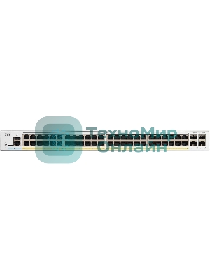 Коммутатор Cisco Catalyst C1300-48P-4G, 48×1 Гбит/с, 4×1 Гбит/с SFP