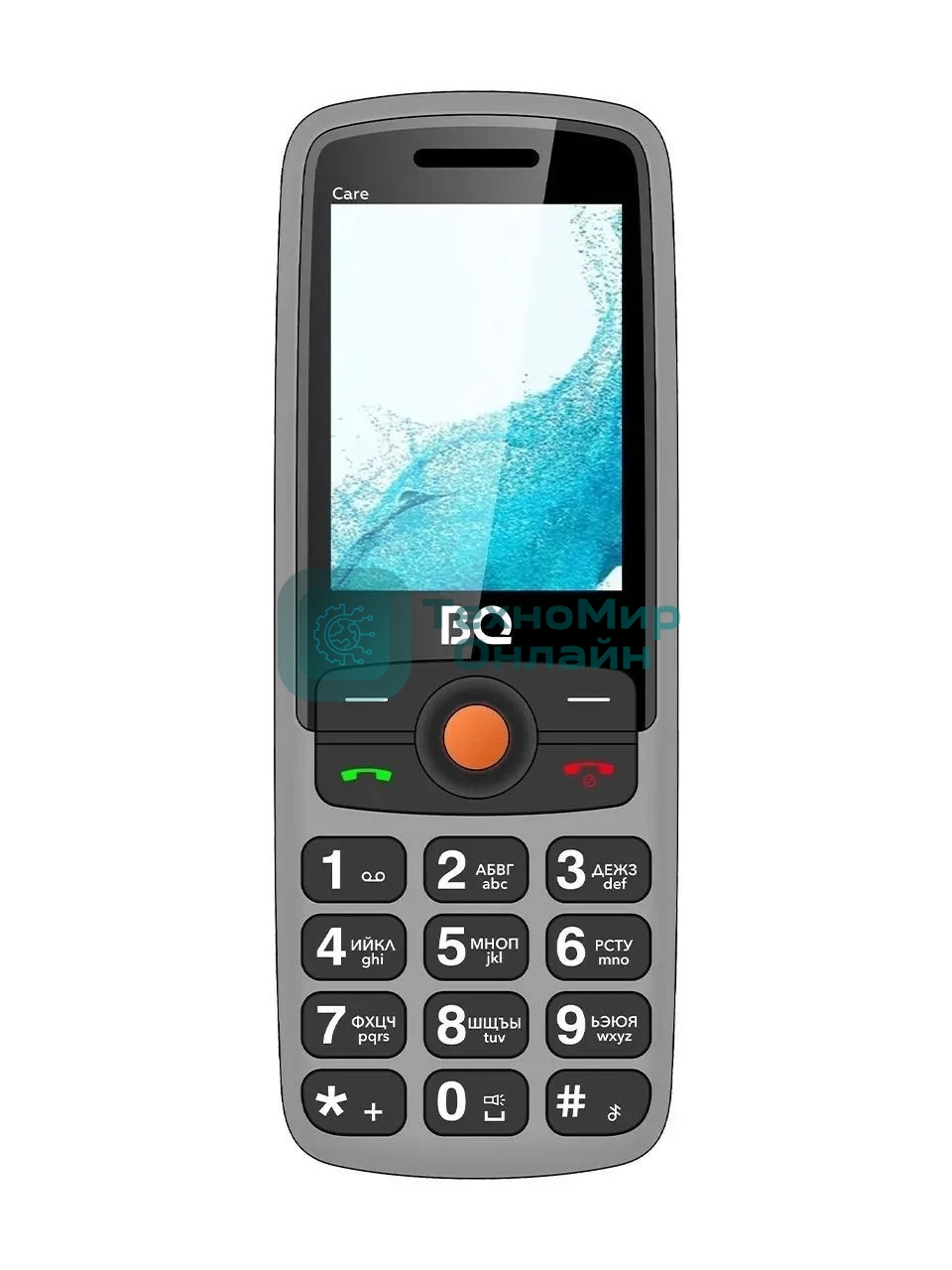 Мобильный телефон BQ 2459 Care серый