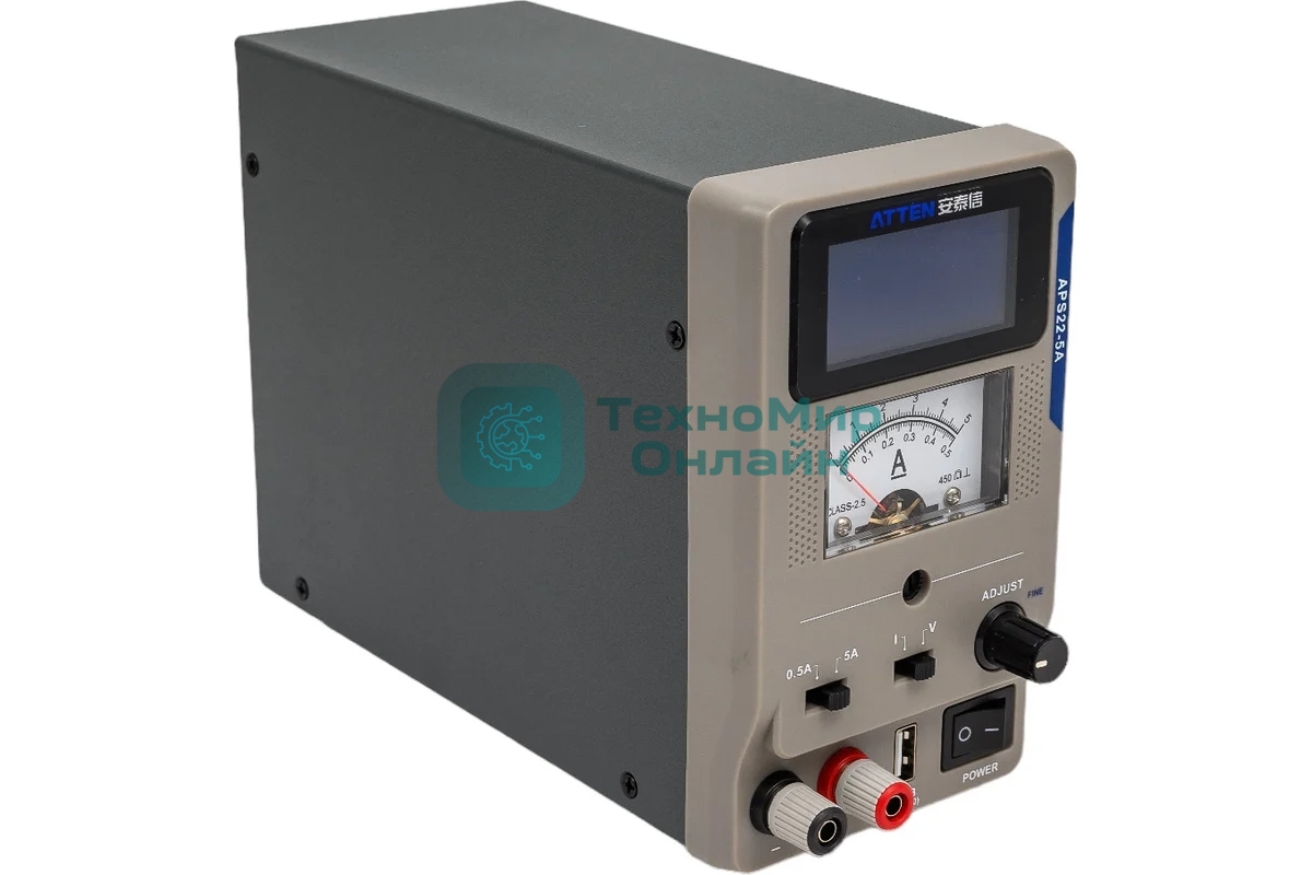Источник питания постоянного тока Atten APS22-5A 22В/5A, 125 Вт