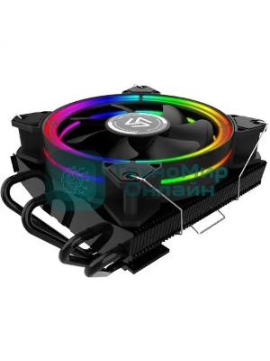 Кулер для процессора Alseye H120TD черный, 120 мм, алюминий/медь, 2000 об/мин, 35.5 дБ, 4 pin, 125 Вт, 95 мм