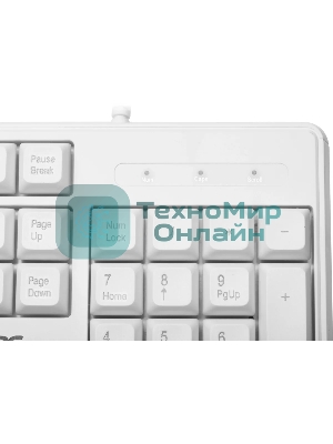 Клавиатура проводная Acer OKW301 (ZL.KBDCC.01B), USB, белый