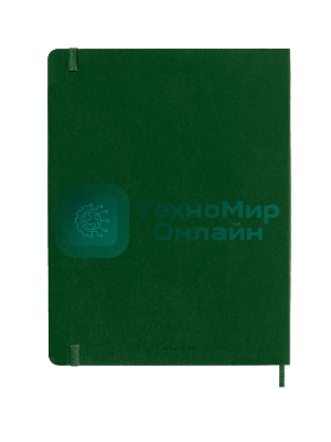 Блокнот Moleskine CLASSIC SOFT QP623K15 XLarge 190х250мм, 192 страниц, нелинованный, мягкая обложка, зеленый