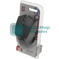 Мышь беспроводная Defender Accura MM-275 красный, 1600 dpi, радиоканал, USB, кнопки - 6