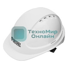 Каска защитная ударопрочная Denzel ABS/PC, плавная регулировка, модель 