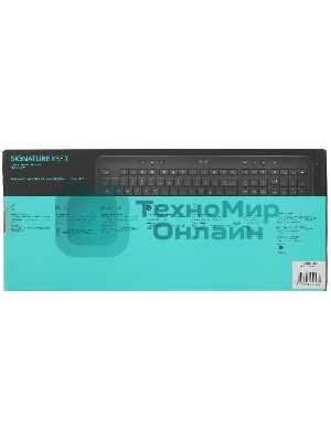 Клавиатура Logitech Signature K650 беспроводная, Bluetooth, радиоканал, чёрный