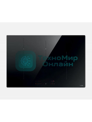 Индукционная варочная панель Elica, 80 см, сенсорное управление, 9 уровней мощности, одна Bridge zone, Booster, индикатор остаточного тепла, распознование посуды, пауза, подогрев, таймер, черный