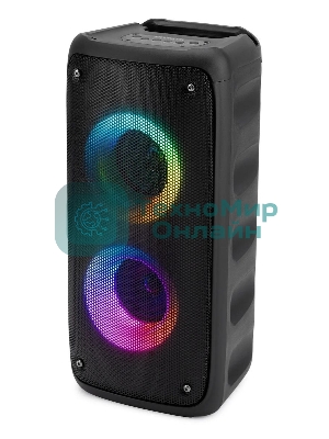 Минисистема Hyundai H-MC1230 черный 40Вт FM USB BT micro SD