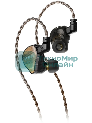 Проводные наушники FiiO FH13 черный, внутриканальные, Jack 3.5/4.4 мм