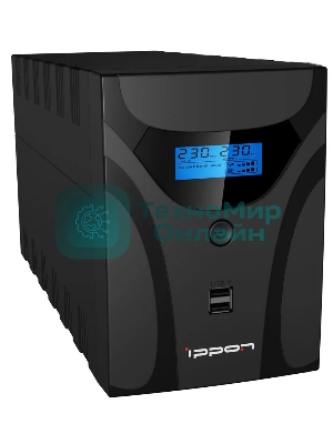 Источник бесперебойного питания Ippon Smart Power Pro II 1600 960Вт 1600ВА черный