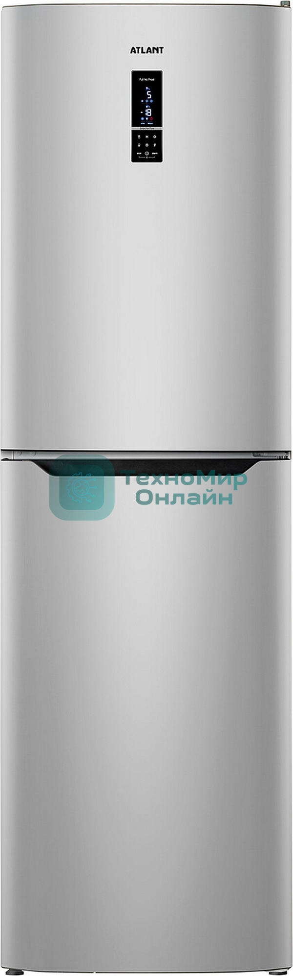 Холодильник Atlant ХМ 4623-189 ND серебристый двухкамерный 187/125л морозилка снизу, No Frost