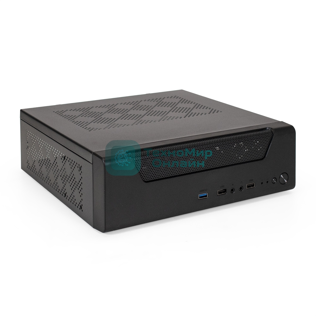 Компьютерный корпус Desktop ExeGate FL-102-TPS450 (mini-ITX, БП TPS450 с вент. 8см, 2*USB + 1*USB 3.0, аудио, черный)