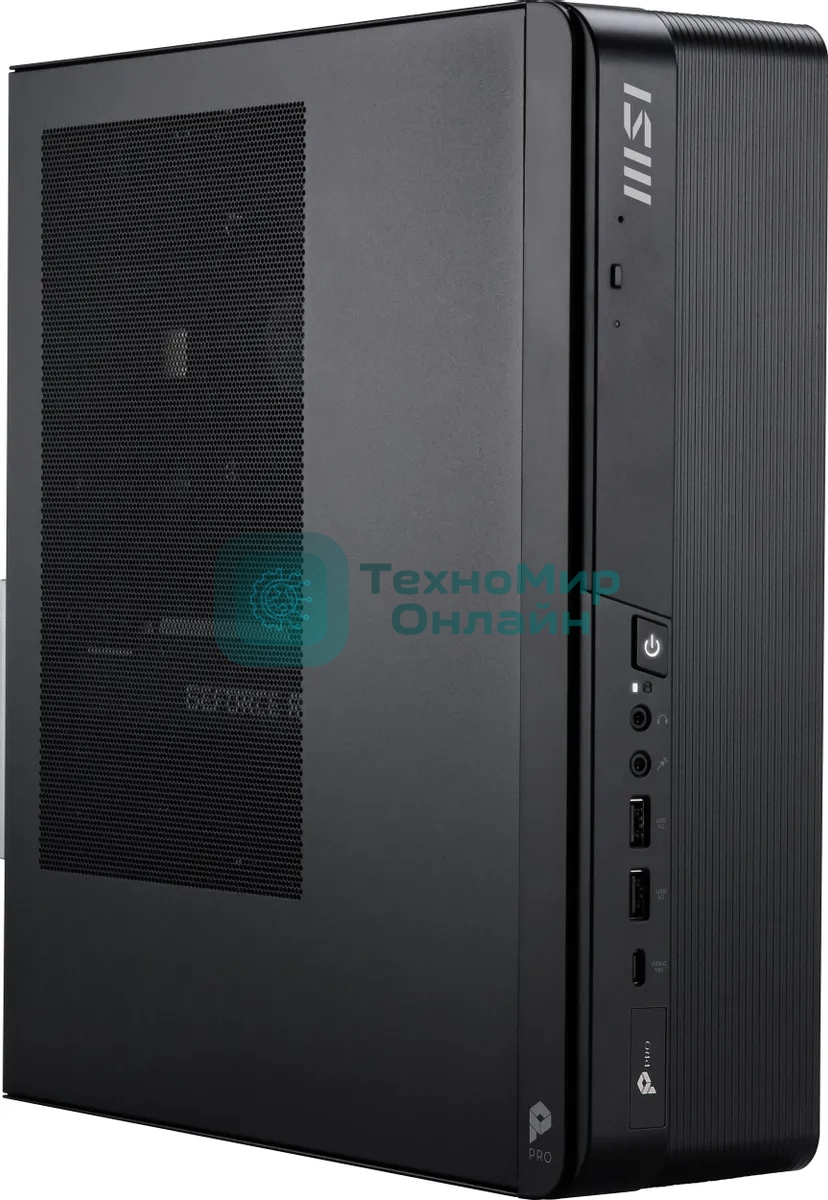 Мини ПК MSI Pro DP80 A14G-007BRU i5 14400 (2.5) Graphics CR без ОС 2xGbitEth WiFi BT 120W черный (936-B20821-013)