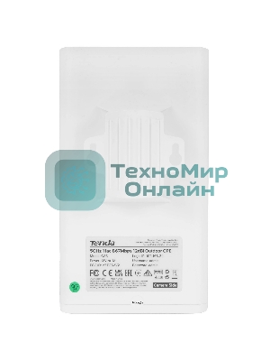 Наружная точка доступа Tenda OS3 (2-pack) (комплект 2 шт), 5 ГГц, до 867 Мбит/с, внешняя антенна 1x12dBi, IP65, PoE