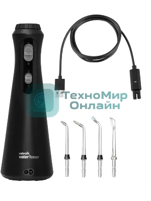 Ирригатор Waterpik WP-492 EU черный, от аккумулятора, 210 мл, 2 режима