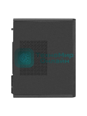 Корпус ExeGate BAA-503U2-AA500, Mini-Tower, чёрный, 1 x 80/90 мм, БП 500 Вт