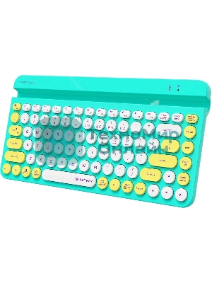 Клавиатура беспроводная A4Tech Fstyler FBK30, USB, Bluetooth/Радиоканал, зеленый