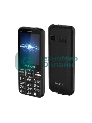 Мобильный телефон Maxvi P3 черный