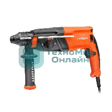 Перфоратор Patriot RH 243, SDS+, мощность 770 Вт, 2.6 Дж, 3 режима работы, макс.диаметр 24мм, глубиномер, кейс