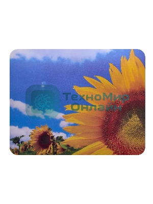 Коврик для мыши Buro BU-M20036 пластиковый, поле подсолнухов, 230х180х2мм