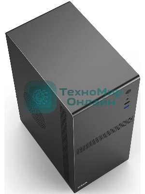 Компьютерный корпус CBR mATX Minitower V203, без БП, 1хUSB 3.0, 1хUSB 2.0, HD Audio+Mic, черный PCC-MATX-V203-WPSU