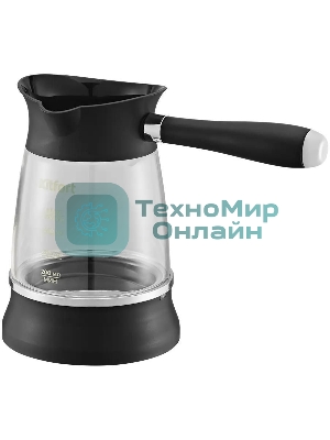 Кофеварка электрическая турка Kitfort КТ-7502 1000Вт черный/серебристый
