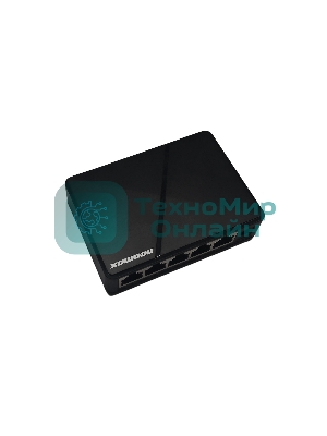 Коммутатор неуправляемый NEOMAX NMS-105P-1000-P, 5 портов 1000 Mbps, пластик
