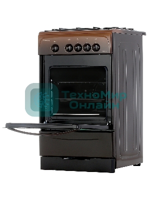 Плита газовая Gefest ПГ 3200-08 К43 коричневый, конфорок 4 шт, духовка 42 л, 50 см x 85 см x 53 см
