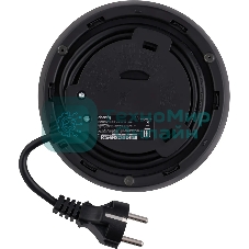 Чайник электрический Domfy DSM-EK401 1.8л. 2200Вт черный/прозрачный (корпус: стекло)