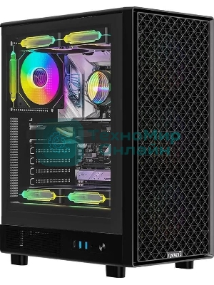 Компьютерный корпус Aerocool/Formula MANA DYNAMIC черный без БП ATX 6x120мм 2xUSB 3.0 1xUSB3.1 audio bott PSU