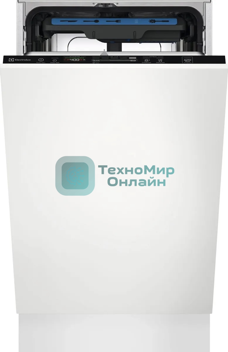 Встраиваемая посудомоечная машина Electrolux EEM43211L, черный, 44.6 см, 10 компл., 44 дБ, класс A