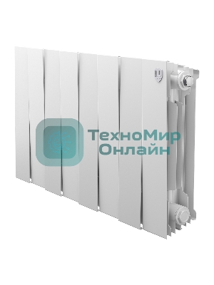 Радиатор биметаллический Royal Thermo PianoForte 300 белый - 8 секц.