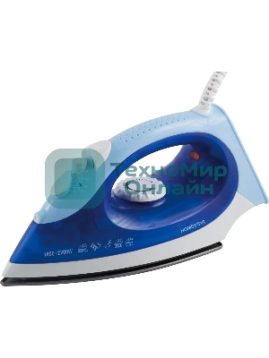 Утюг Homestar HS-4002А синий, 2200 Вт, 30 г/мин, 100 г/мин, 200 мл