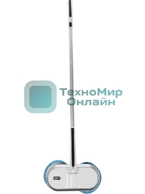 Пылесос-электровеник Xbot RM2 серый, питание от аккумулятора, 240 Вт, уборка сухая